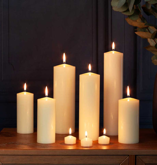 Large Church Beeswax Pillar