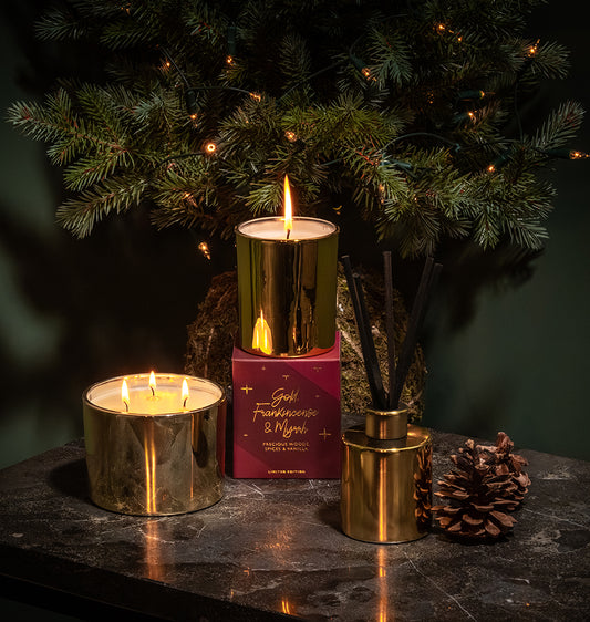 Gold, Frankincense and Myrrh Scented Diffuser in Three Kings Gift Box