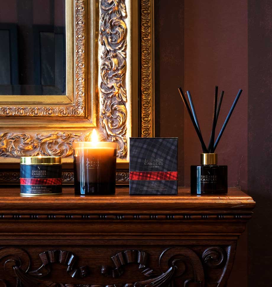 Red Red Rose Tin Candle