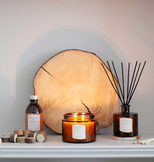 Cedarwood & Log Fire Diffuser In Gift Box
