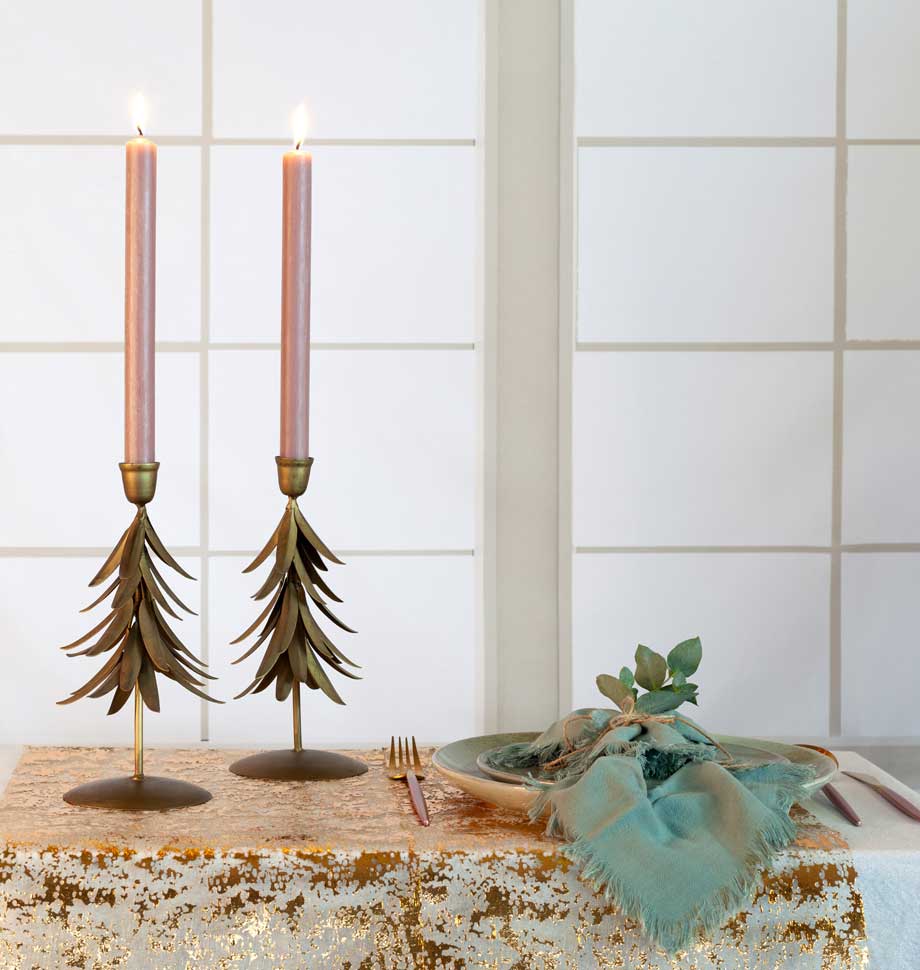 Dusty Pink 8 inch Dinner Candles x 20 - Shearer Candles