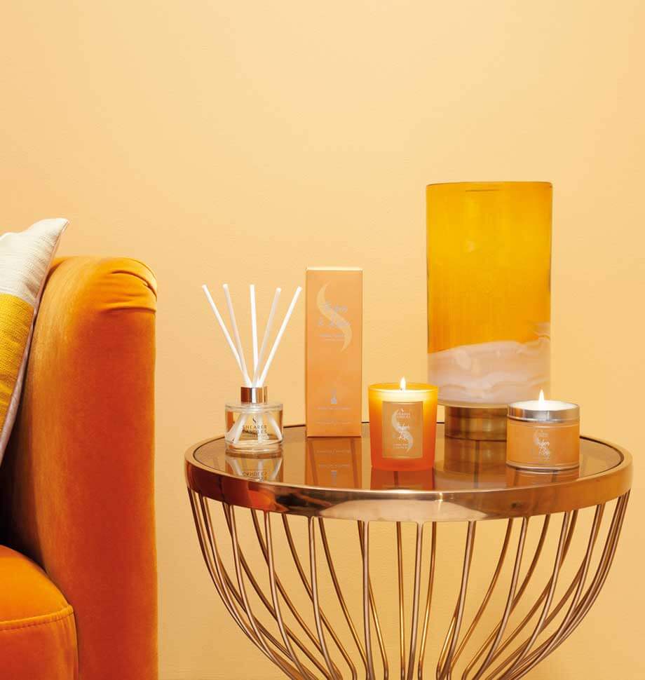 Amber and Rose Small Tin Candle - Shearer Candles