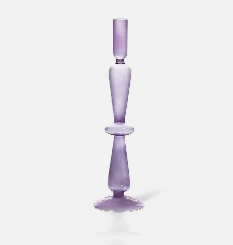 lilac candle holder