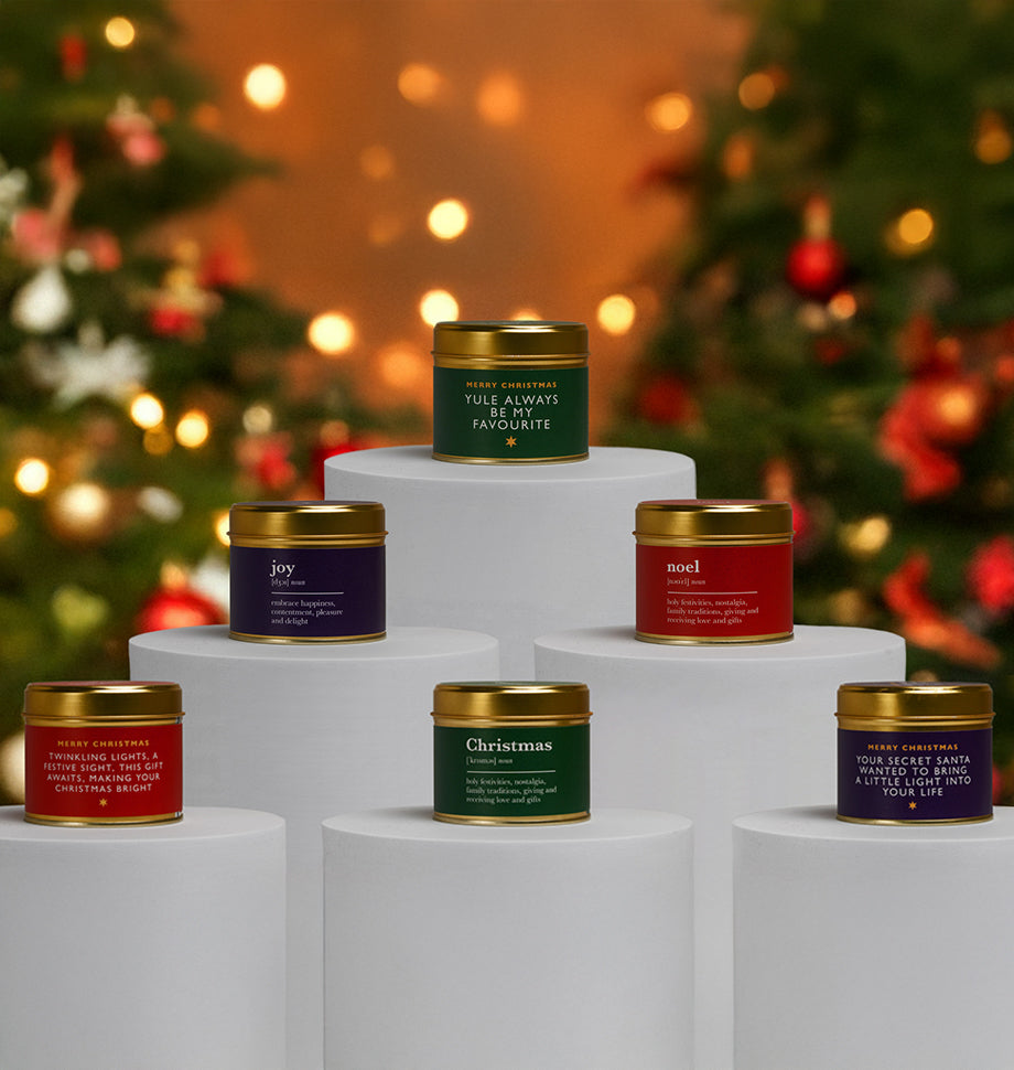 Your Secret Santa Christmas Large Scented Tin Candle