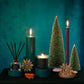  Teal 10 inch Dinner Candles x 6 