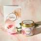 With Love Large Scented Tin Candle