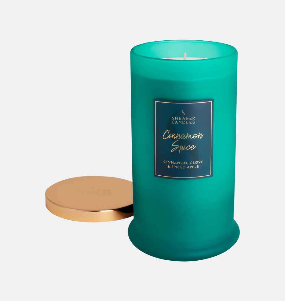 Cinnamon Spice Tall Pillar Jar Candle