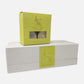 Lemon Zest Tealights and Glasses Set in Gift Box - Shearer Candles