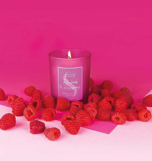 Rhubarb and Raspberry Jar Candle