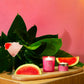 Tropical Watermelon Tall Pillar Jar Candle