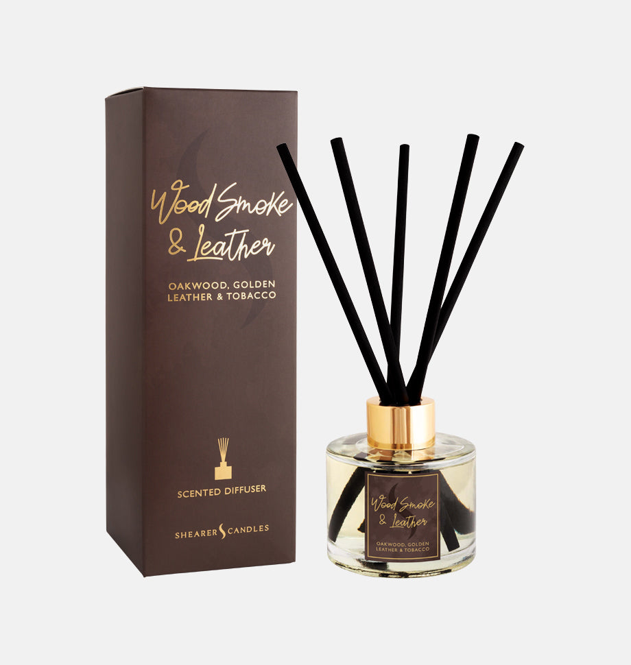 Wood Smoke and Leather Scented Diffuser