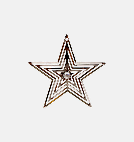 Silver Star Candle Pin