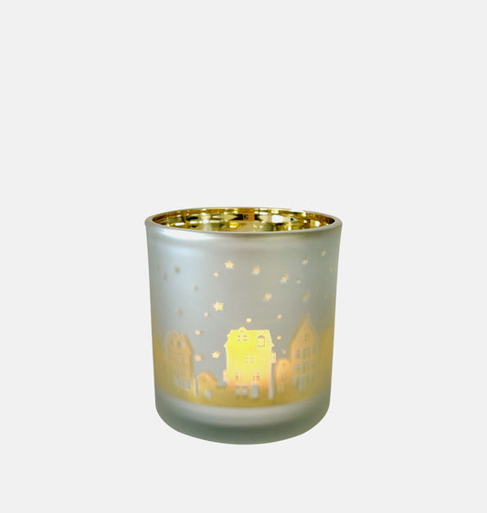 festive candle holder