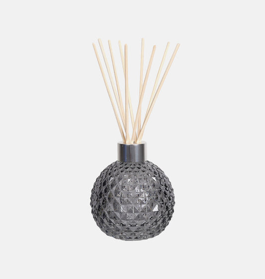 Grey Lustre Glass Reed Diffuser Bottle