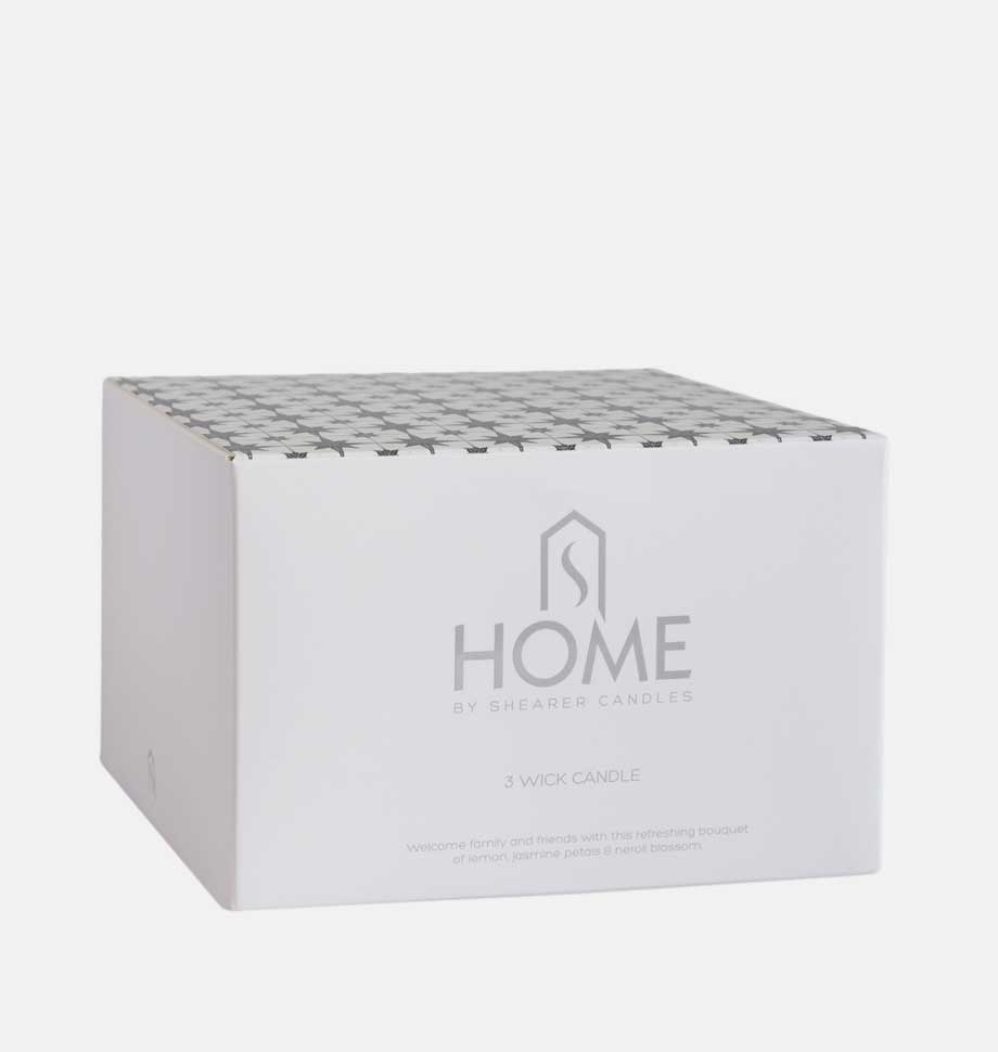 Reception 3 Wick Candle With Gift Box