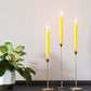 Yellow 8 inch Dinner Candles x 20 - Shearer Candles