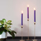 Purple 8 inch Dinner Candles x 20 - Shearer Candles