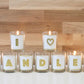 Alphabet Votive Candle - Letter S