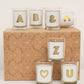  Alphabet Votive Candle - Letter A