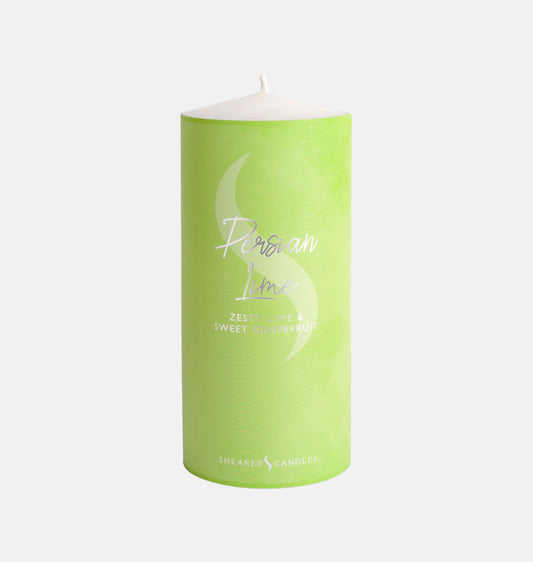 Persian Lime Pillar Candle - Shearer Candles