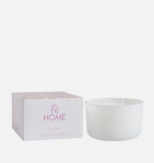 Bedroom 3 Wick Candle With Gift Box