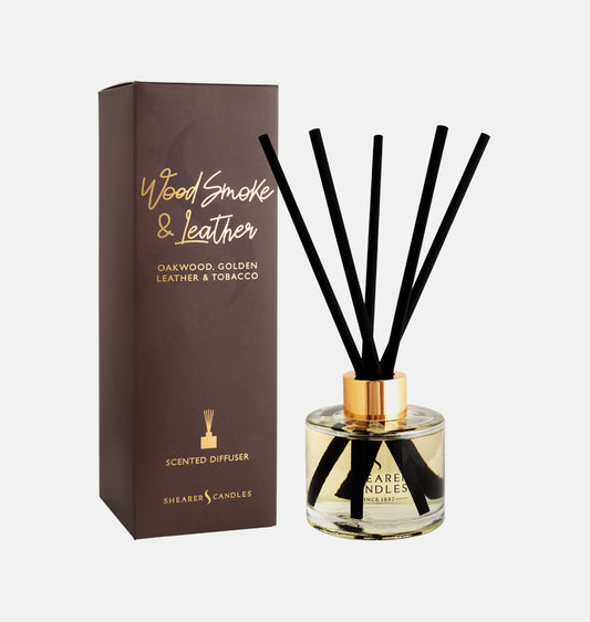 Wood Smoke and Leather Scented Diffuser