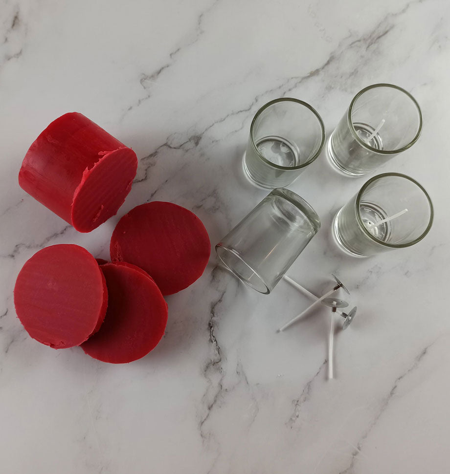 Red Apple & Cinnamon Candle Making Kit